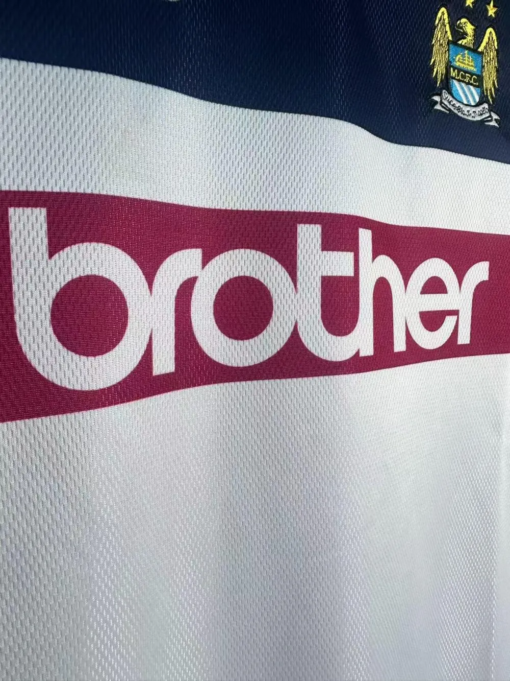 1997-1998 Retro Long Sleeve Manchester City Away Football Shirt 1:1 Thai Quality - Image 4