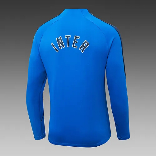 2026/2027 Inter Milan Half-Pull Training Suit Iridescent blue Football Jersey 1:1 Thai Quality Set - Image 5