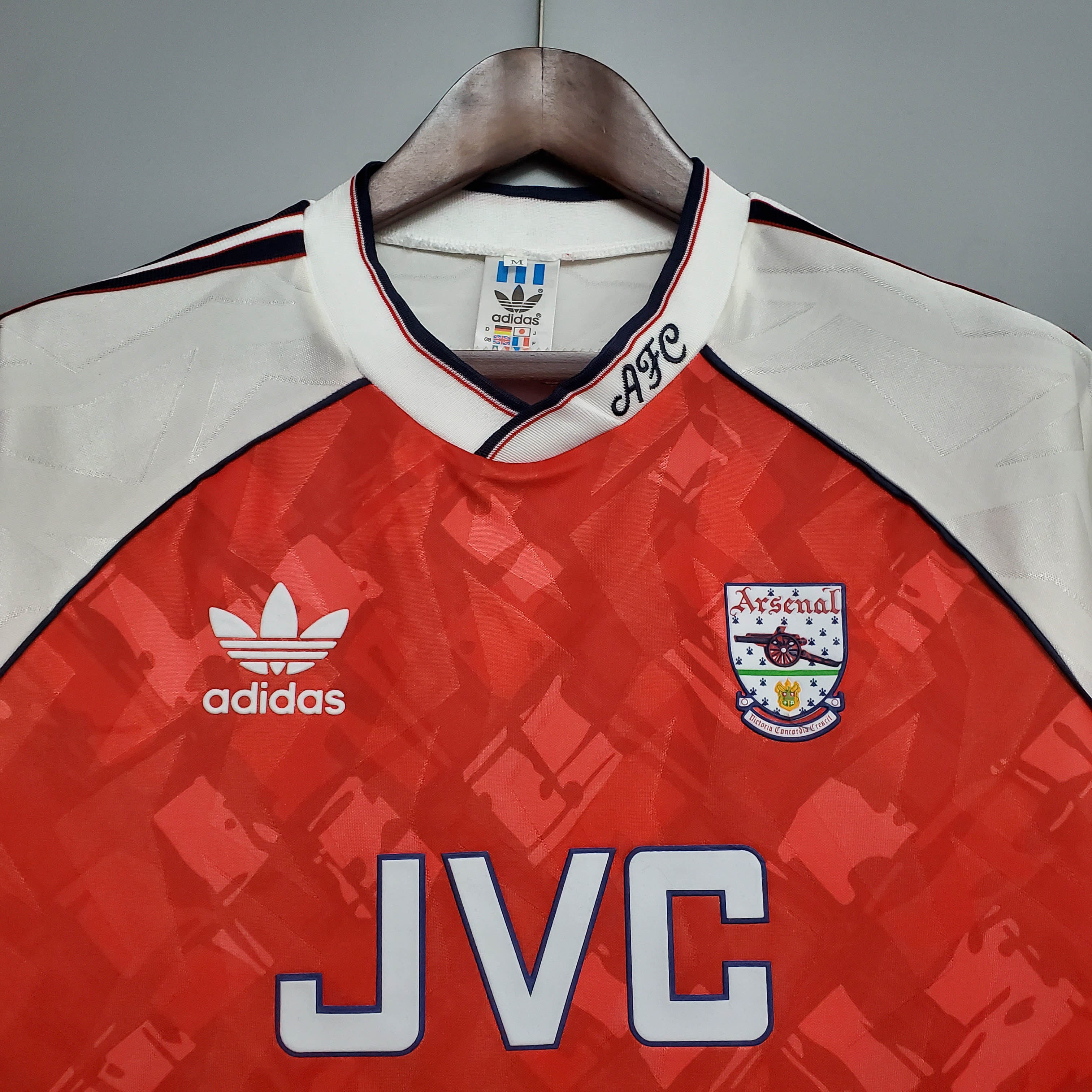 1990/1992 Retro Arsenal İç saha Futbol forması 1:1 Tayland kalitesi - Görsel 3