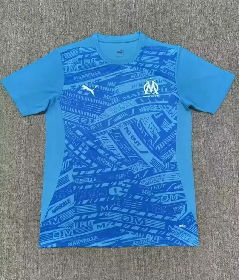 2025/2026 Olympique de Marseille Entraînement Vêtement Football Maillot de football Qualité thaï 1:1
