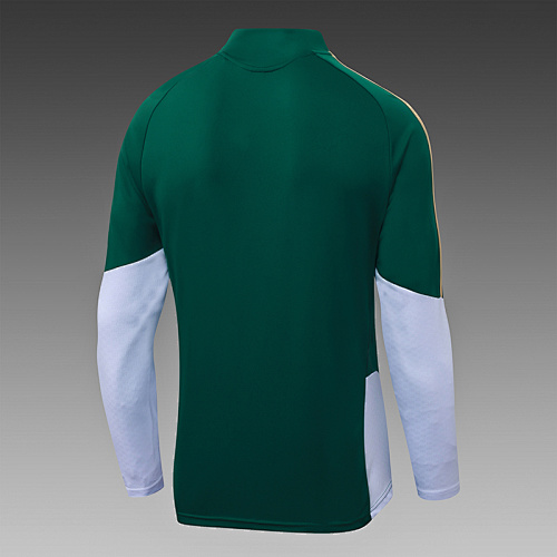 2026/2027 Italy Half-Pull Training Suit Green Football Jersey 1:1 Thai Quality Set - Image 3