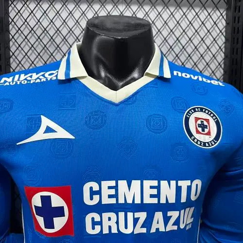 2026/2027 Manica lunga Versione giocatore Cruz Azul Casa Maglia Qualità thai 1:1 - immagine 7