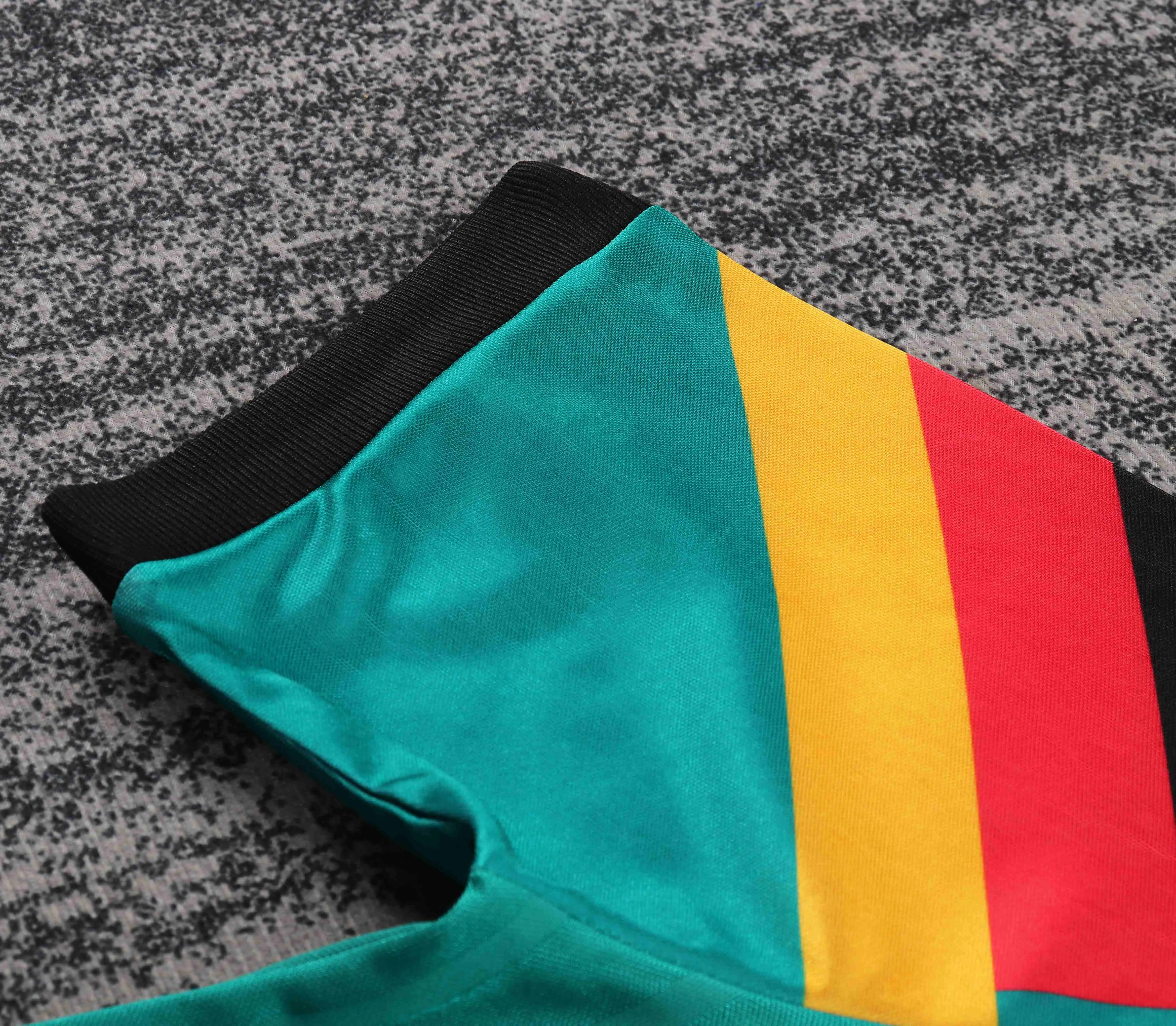 1992 Retro Deutschland Auswärts Fußballtrikot 1:1 Thai-Qualität Kindergröße – Bild 7