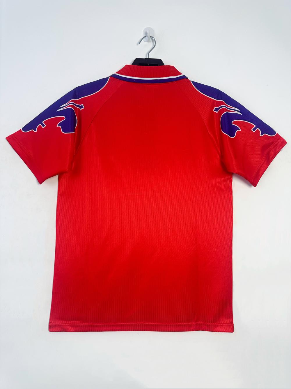 1995/1996 Retro Fiorentina Tercera Visitante Camiseta de fútbol Calidad tailandesa 1:1 - Imagen 2