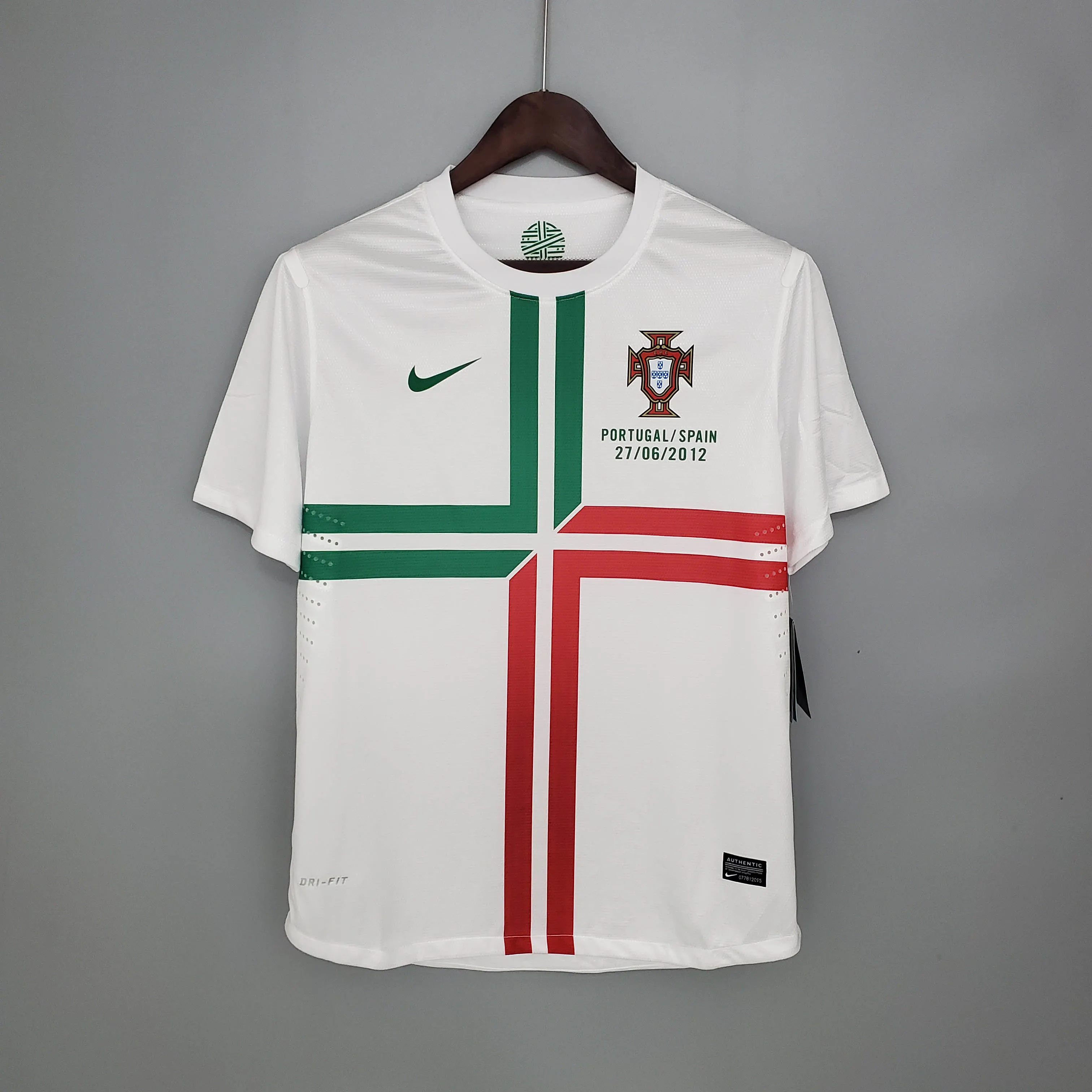 2012 Retro Portugalia Wyjazdowa Koszulka piłkarska
