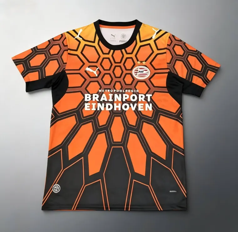 2026/2027 Eindhoven Terceira Fora Camisa de futebol Qualidade tailandesa 1:1