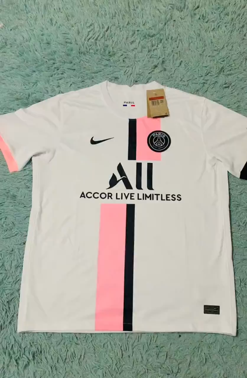 2021 / 2022 Voetbalshirt Psg Paris Saint-Germain Uit - Afbeelding 3