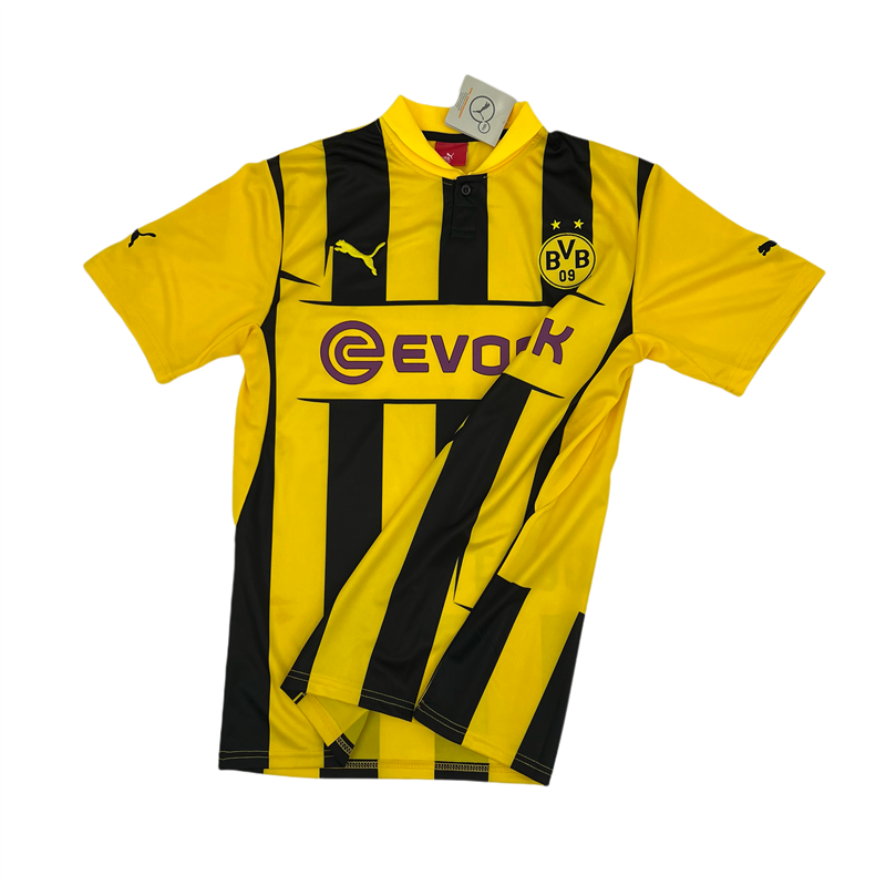 2012/2013 Retro Dortmund Home Football Shirt - Image 3