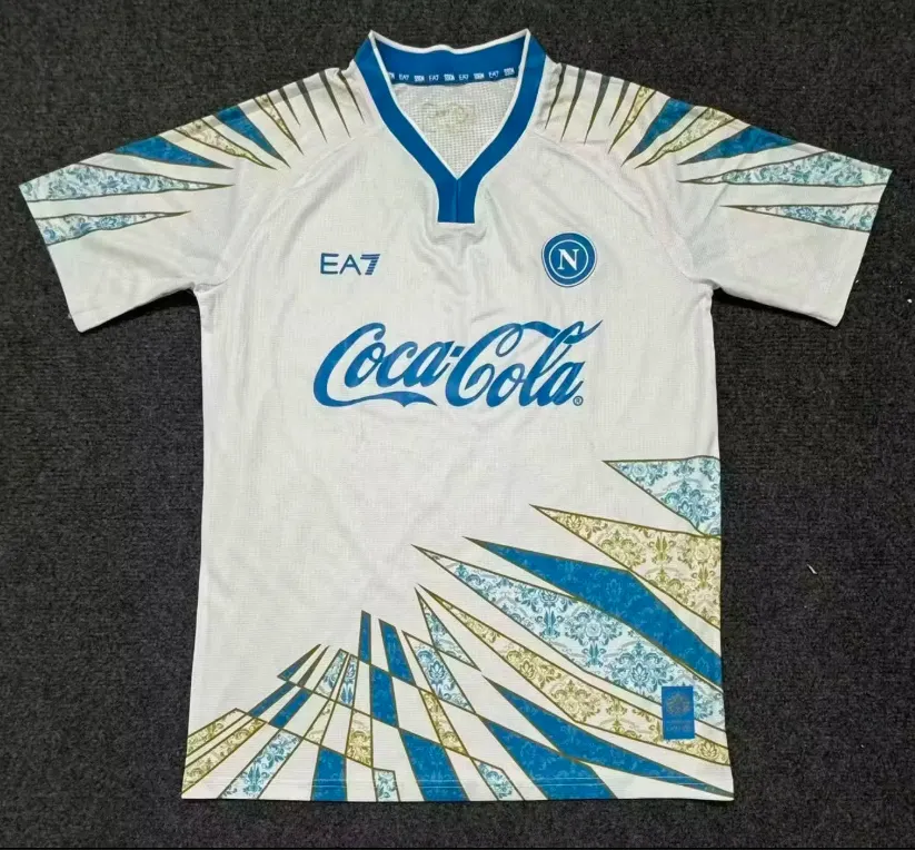 2025/2026 Napoli Agasalho de treino Camisa de futebol Qualidade tailandesa 1:1
