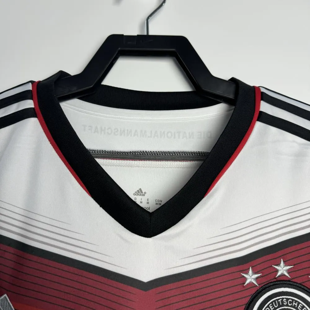 2014 Retro Soccer Jersey Germany Home - Image 3