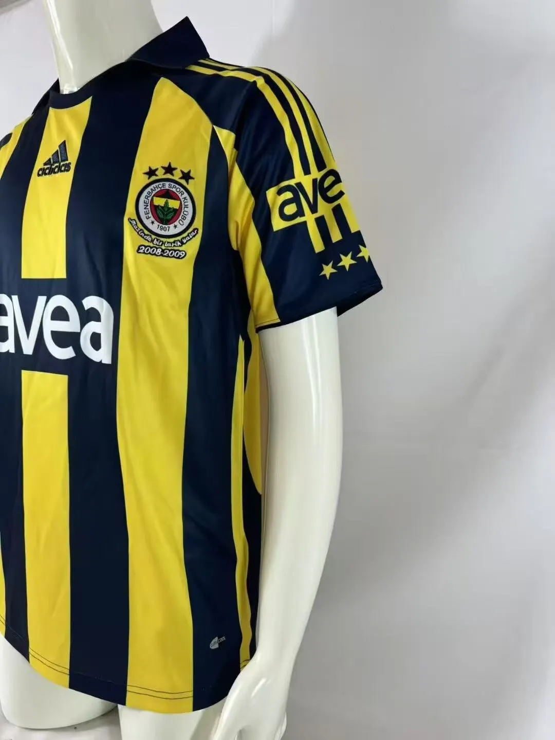 2008/2009 Retro Fenerbahce Casa Maglia da calcio Qualità thai 1:1 - immagine 3