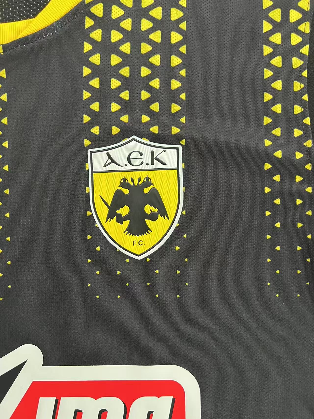 2025/2026 AEK Athens Гостевая Футбольная футболка Тайское качество 1:1 — изображение 4