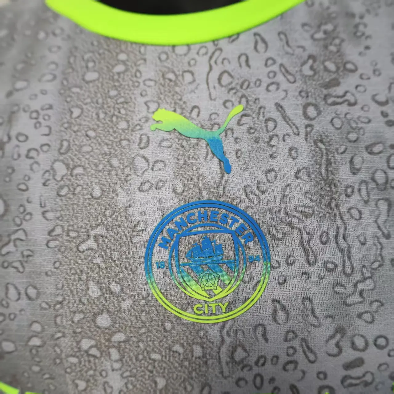 2025/2026 Versión jugador Manchester City Tercera Visitante Camiseta de fútbol Calidad tailandesa 1:1 - Imagen 4