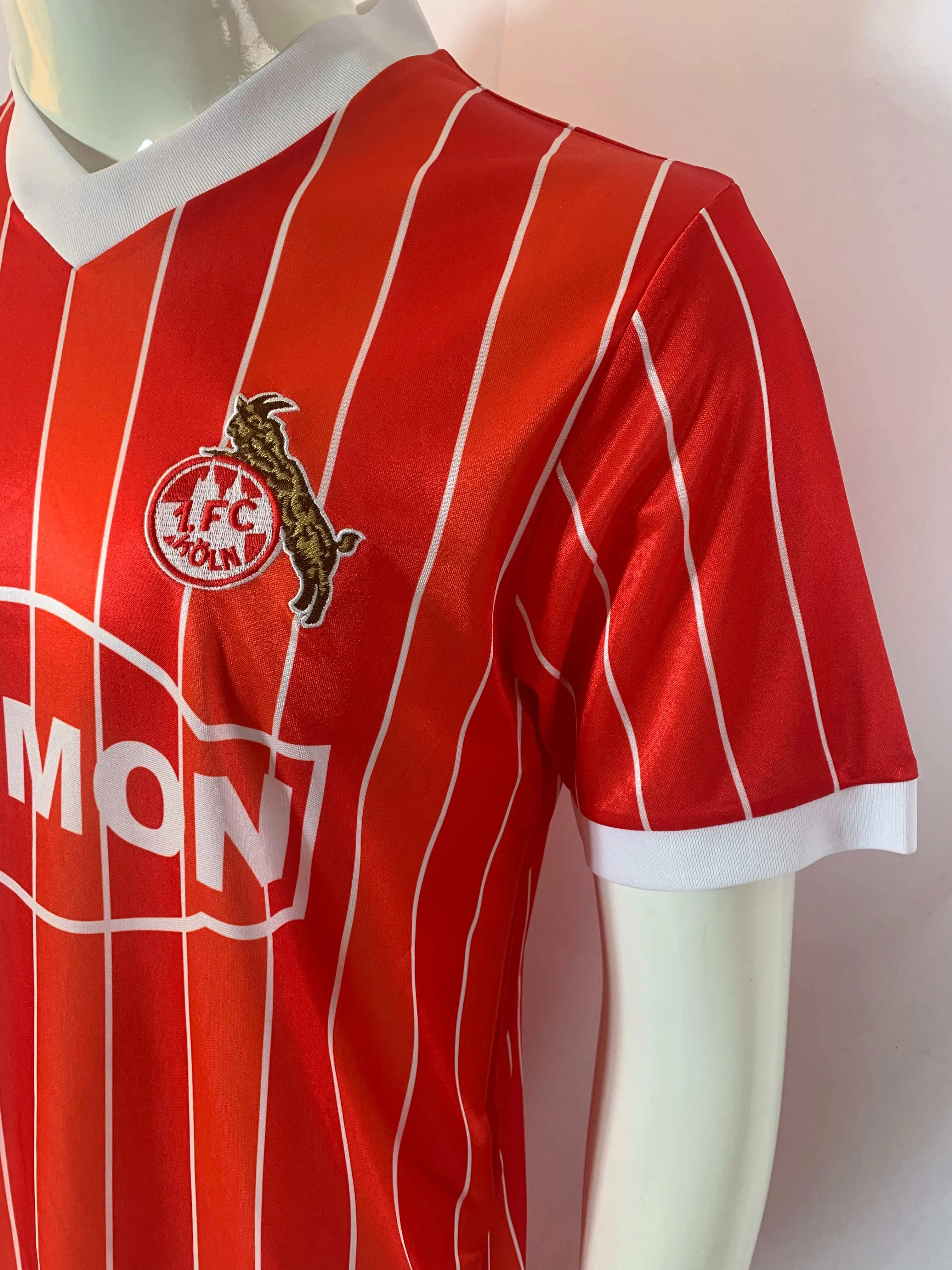 1985/1986 Retro FC Köln Auswärts Fußballtrikot 1:1 Thai-Qualität – Bild 4