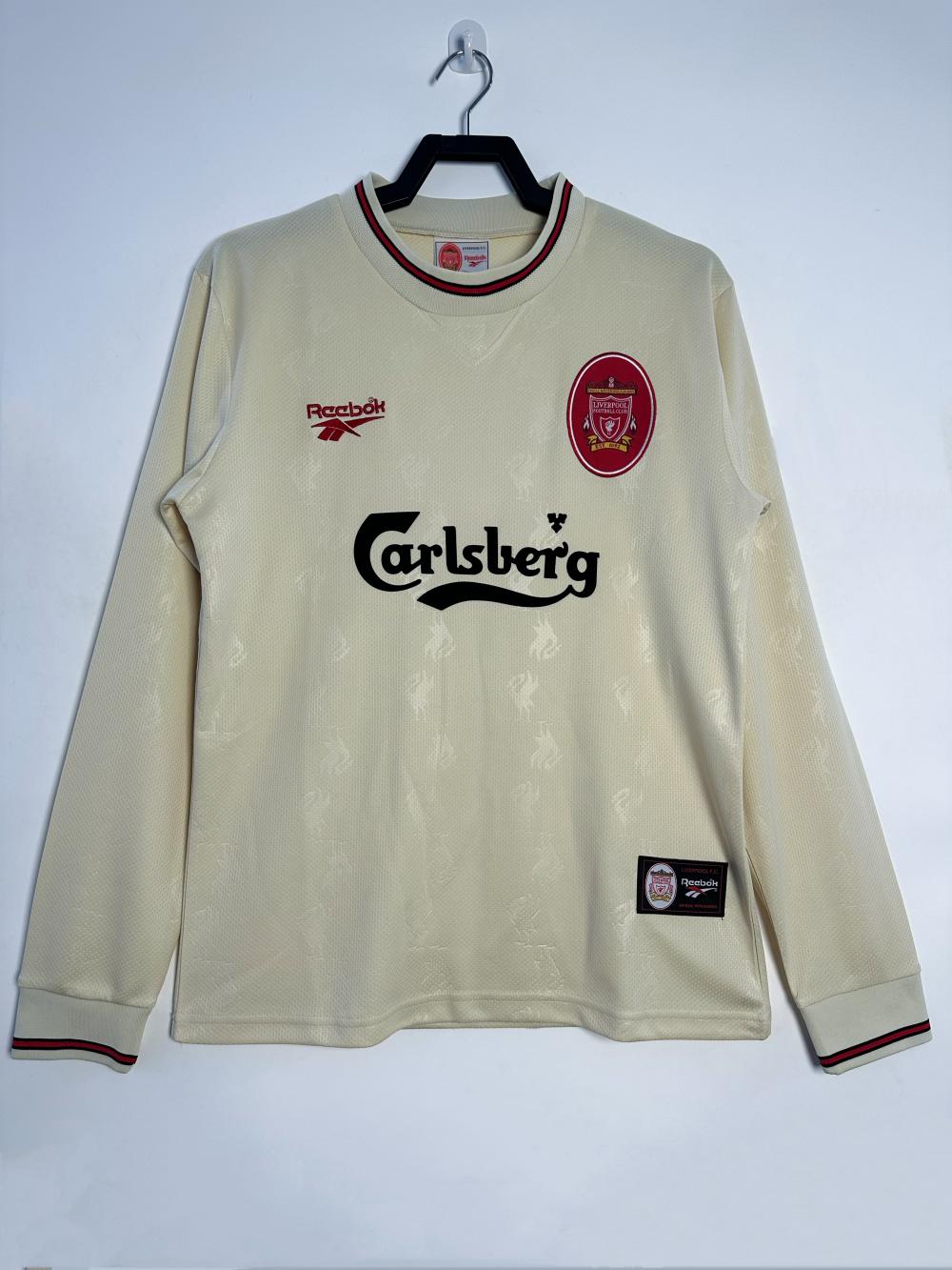 1996/1997 Retro Liverpool Away Football Jersey Long Sleeve 1:1 Thailand Quality