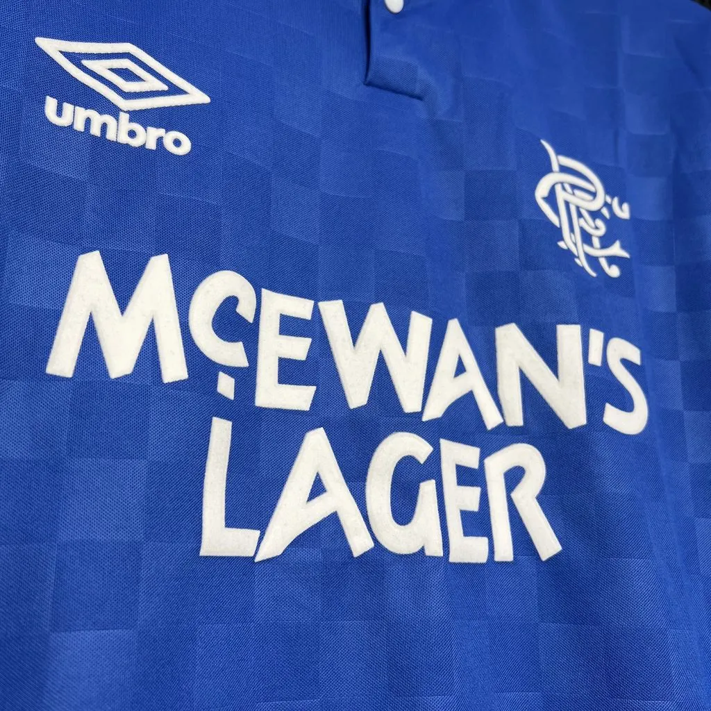 1987/1990 Retro Rangers Casa Maglia da calcio Qualità thai 1:1 - immagine 7