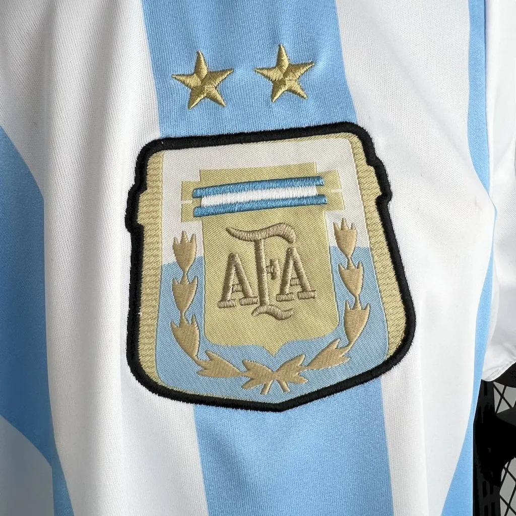 2014 Retrô Argentina Seleção Casa Camisa Qualidade tailandesa 1:1 - Image 4