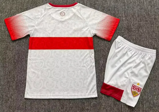 2026/2027 VfB Stuttgart Local Camiseta de fútbol 1:1 Calidad tailandesa Talla infantil - Imagen 2