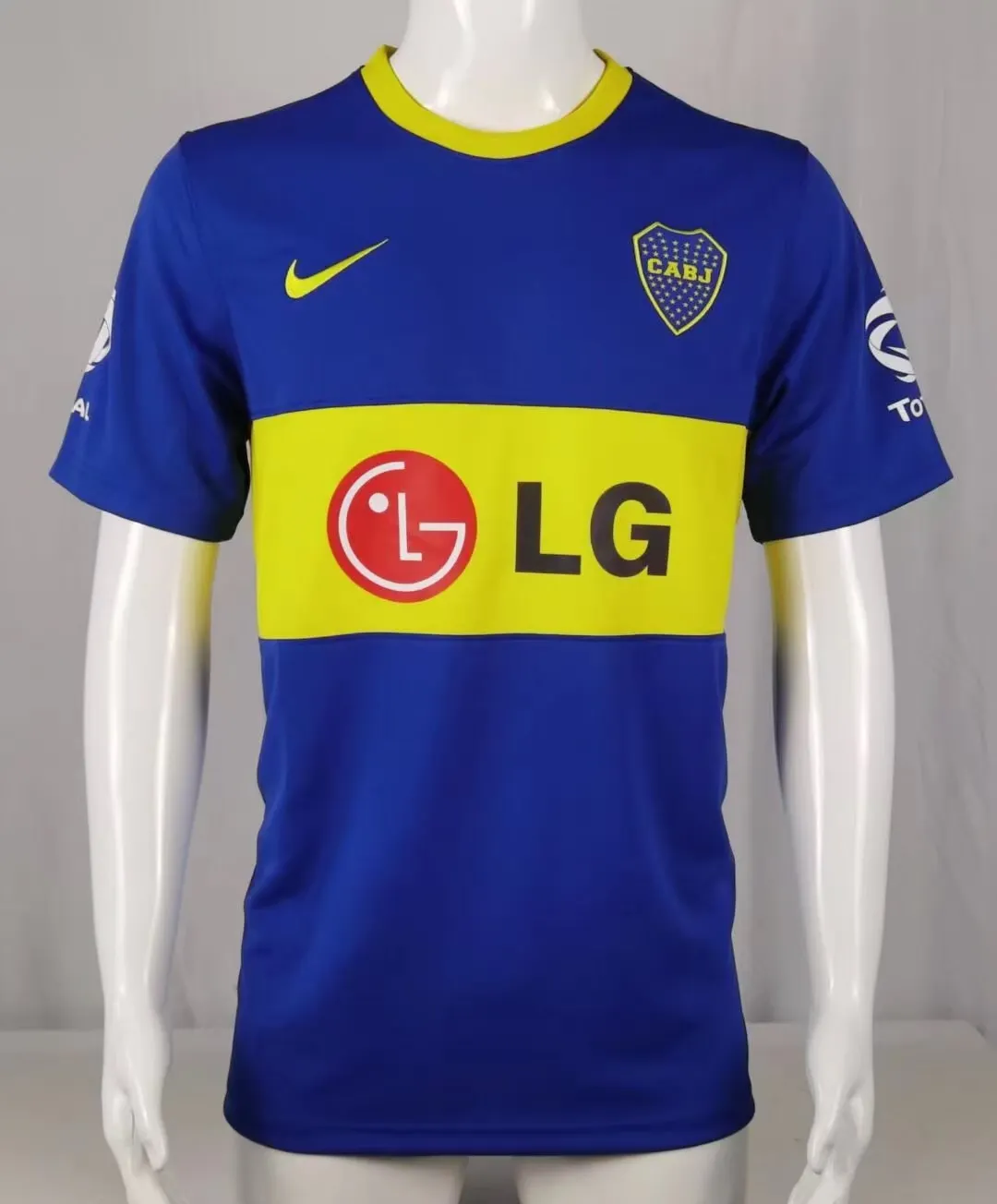 2010/2011 Retro Boca Juniors Heim Fußballtrikot 1:1 Thai-Qualität