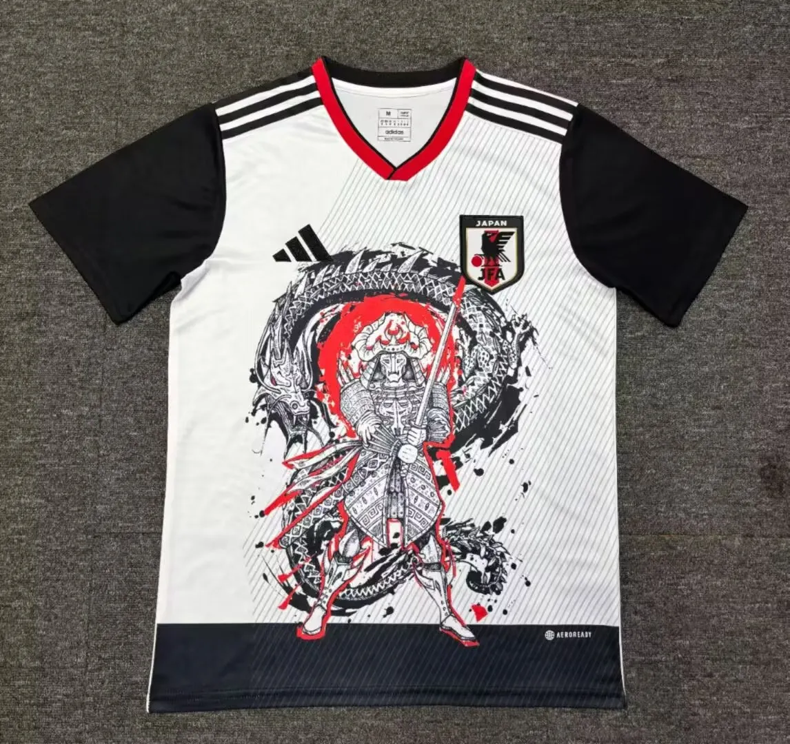 2024/2025 Japanese Dragon Samurai Biały Koszulka piłkarska Jakość tajska 1:1