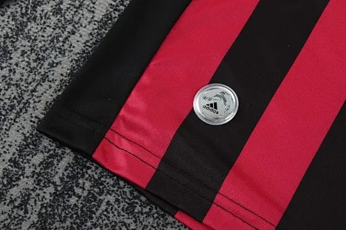 2009/2010 Long Sleeve Retro AC Milan Home Football Shirt 1:1 Thai Quality Kids Size - Image 8