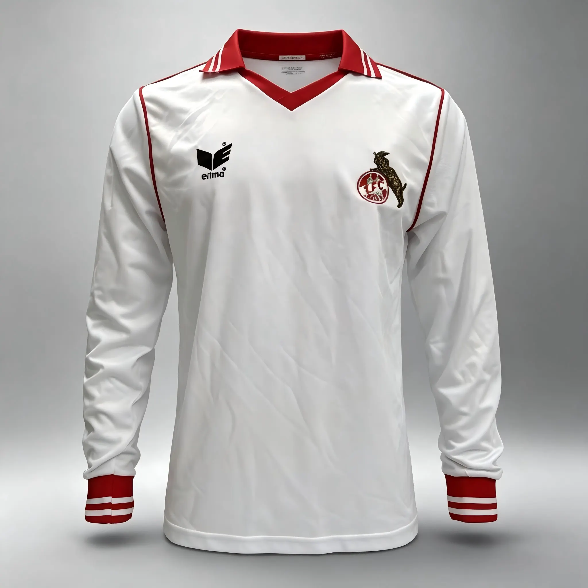 1978/1979 Retro FC Köln Casa Manica lunga Maglia da calcio Qualità thai 1:1