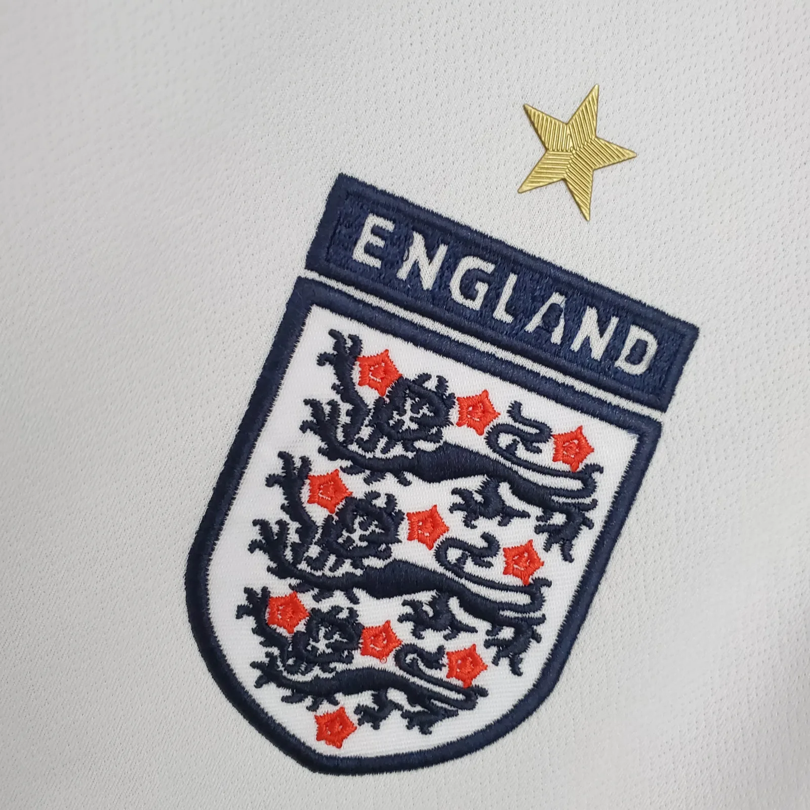 2006 Retro England Home Soccer Jersey - Image 6
