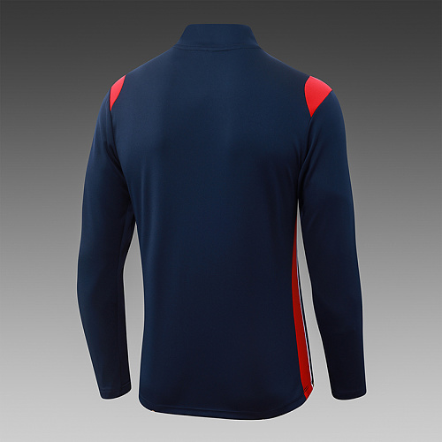 2026/2027 Psg Paris Saint-Germain Half-Pull Training Suit Royal blue Football Jersey 1:1 Thai Quality Set - Image 5