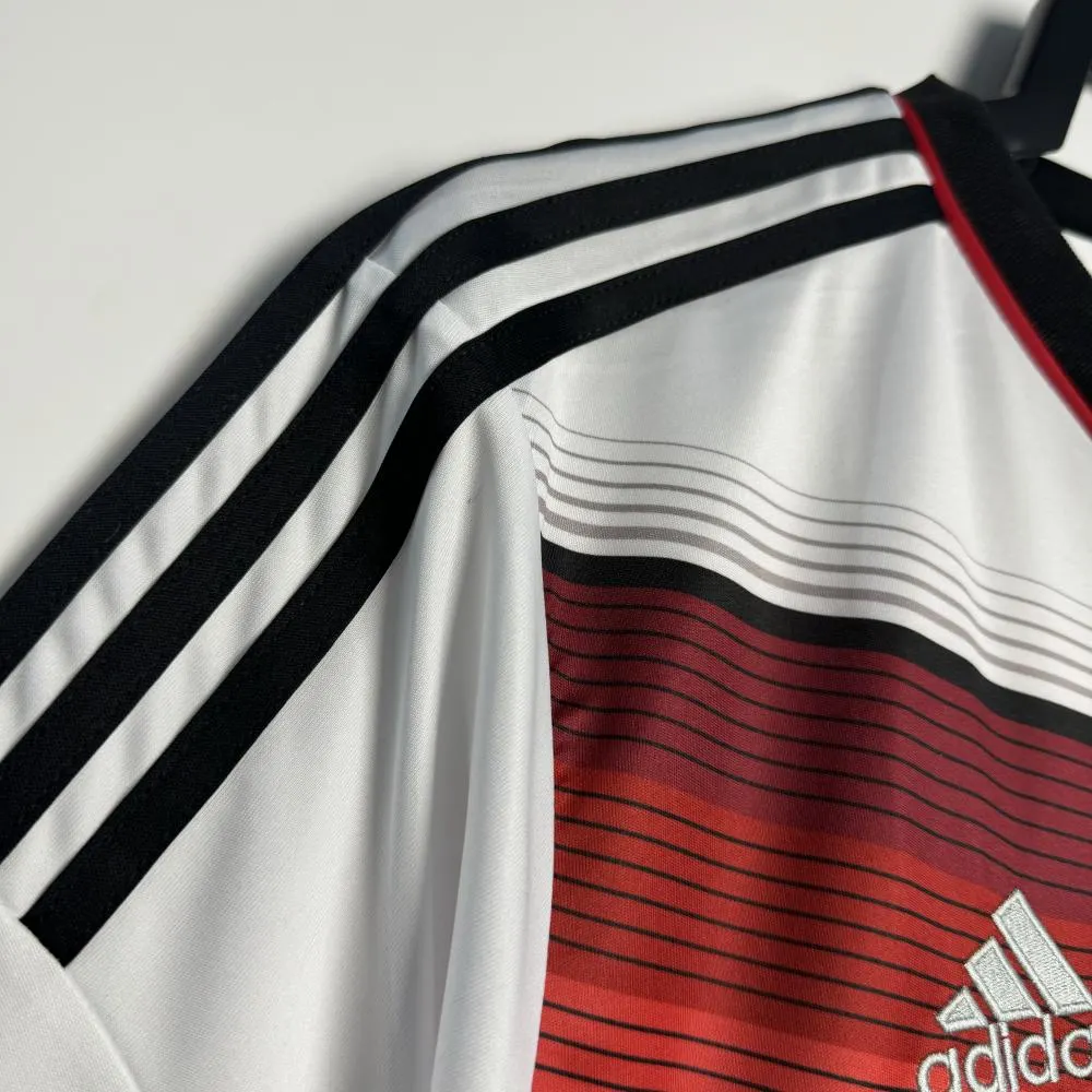 2014 Retro Soccer Jersey Germany Home - Image 4