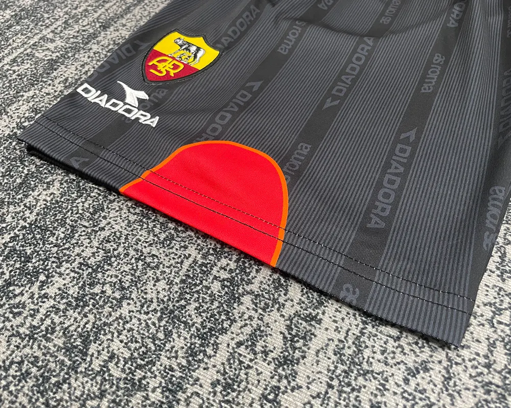 1999/2000 Retro Roma Wyjazdowa Koszulka piłkarska Jakość tajska 1:1 Rozmiar dziecięcy - obrazek 12