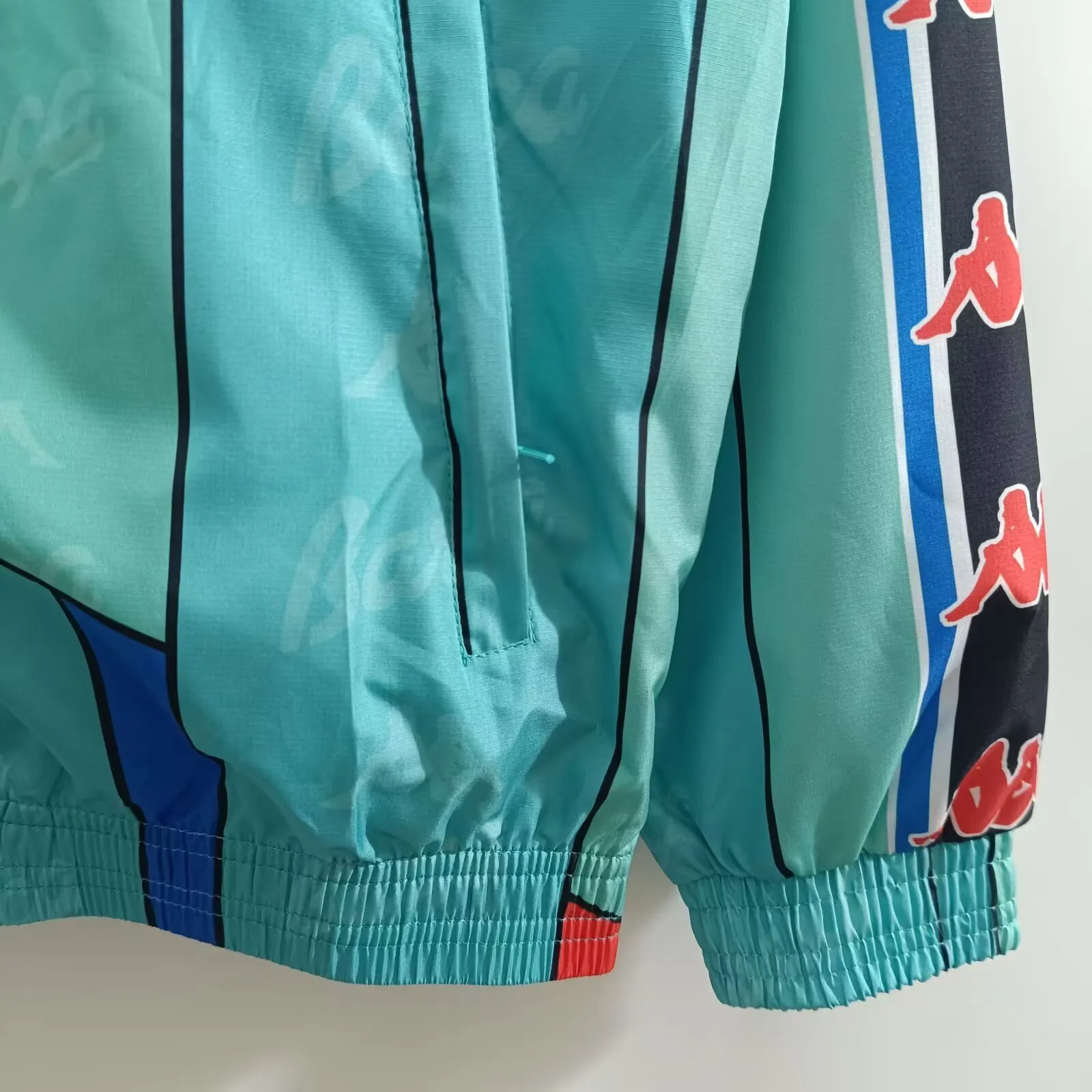 1996/1997 Rétro Barcelona Coupe-vent Vert Maillot Qualité thaï 1:1 – Image 5