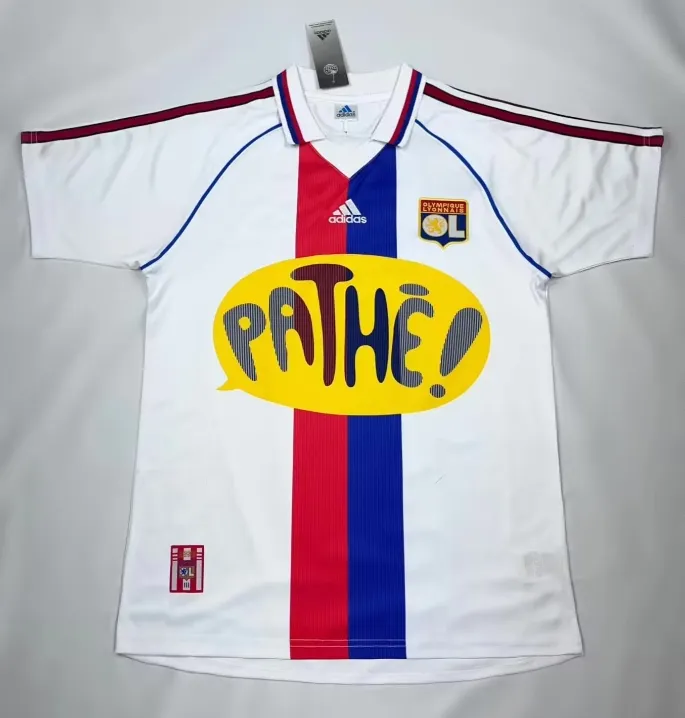 2000-2001 Retro Lyon Home Football Shirt 1:1 Thai Quality