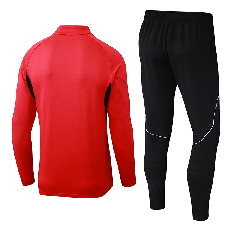 2025/2026 Arsenal Halve-rits trainingspak Rood Voetbalshirt 1:1 Thaise kwaliteit Set - Afbeelding 2
