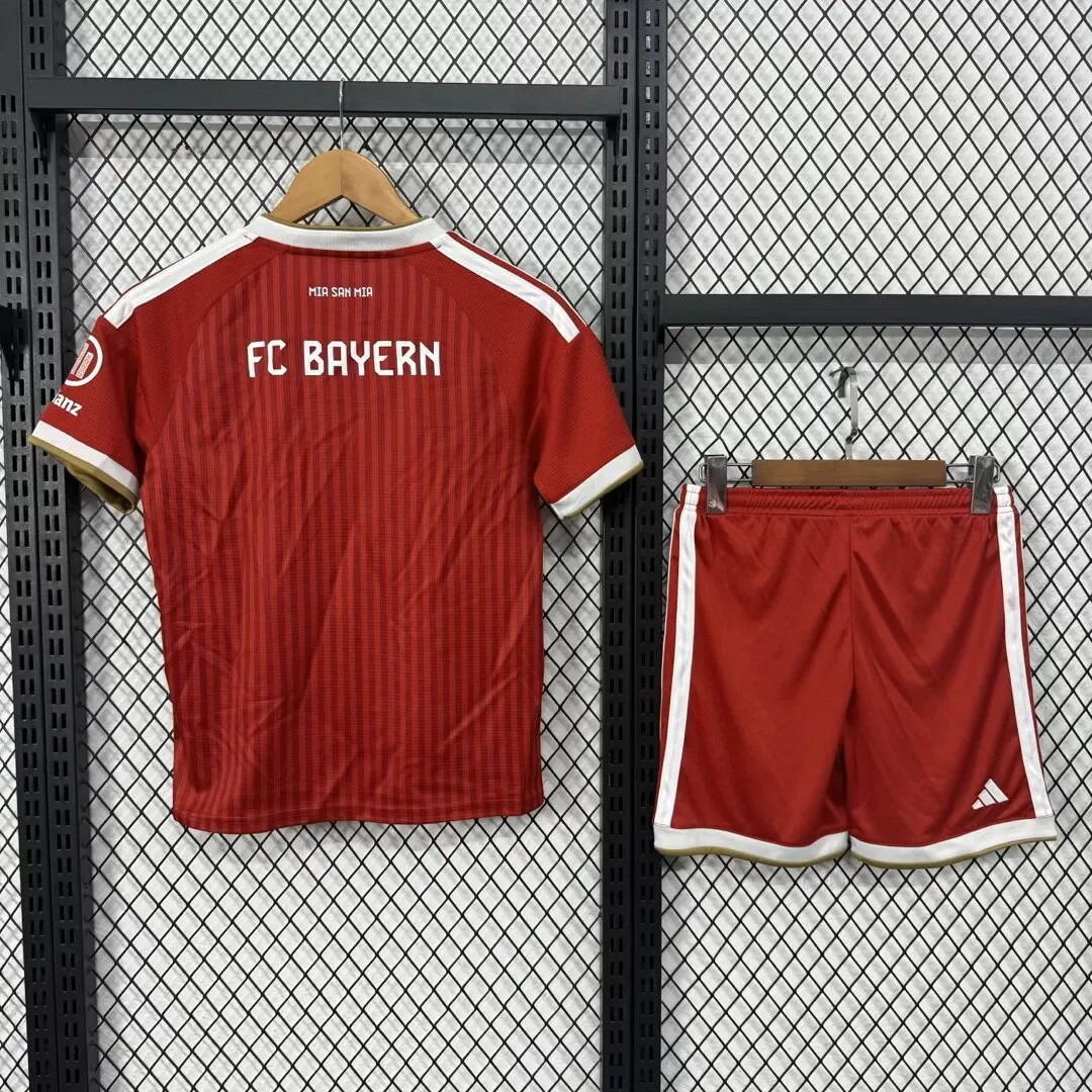 2026/2027 Bayern Munich Domicile Maillot de football Qualité thaï 1:1 Taille enfant – Image 3