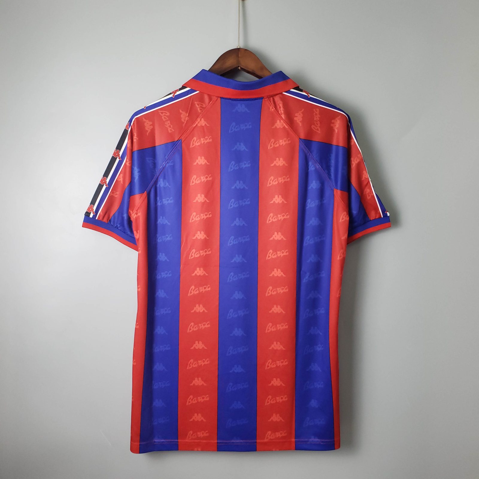 Retro Barcelona Fußballtrikot Heim 1996/1997 1:1 Thai-Qualität – Bild 3