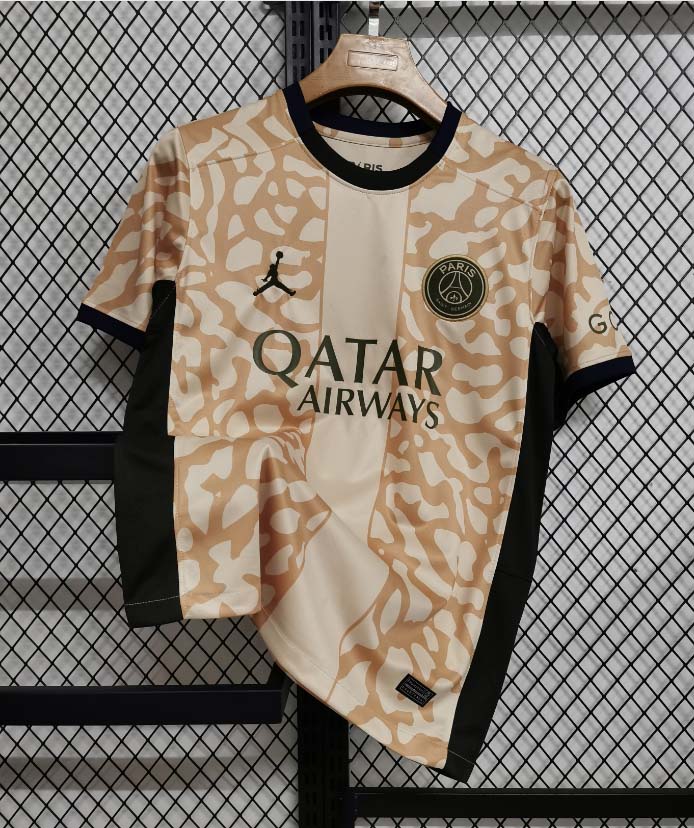 2023/2024 Psg Paris Saint-Germain Quatrième Extérieur Maillot de football Qualité thaï 1:1 – Image 3
