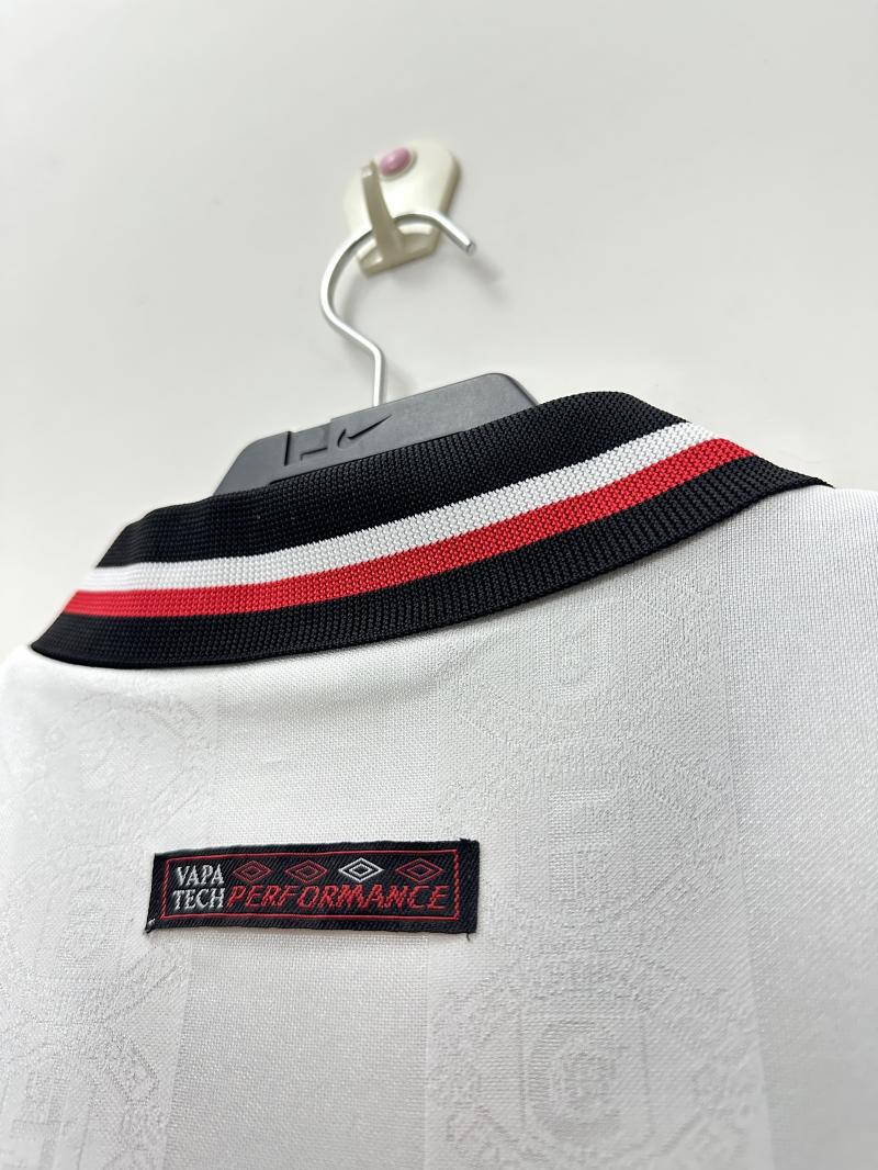1998/1999 Retro Manchester United Away White Football Shirt 1:1 Thai Quality - Image 4