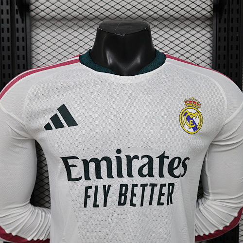 2026/2027 Langarm Spielerversion Real Madrid Heim Trikot 1:1 Thai-Qualität – Bild 4
