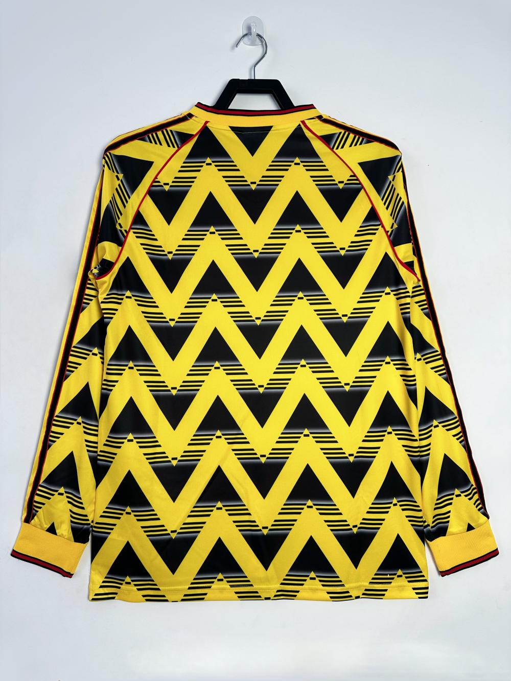 1991/1993 Rétro Manches longues Arsenal Extérieur Maillot de football Qualité thaï 1:1 – Image 2
