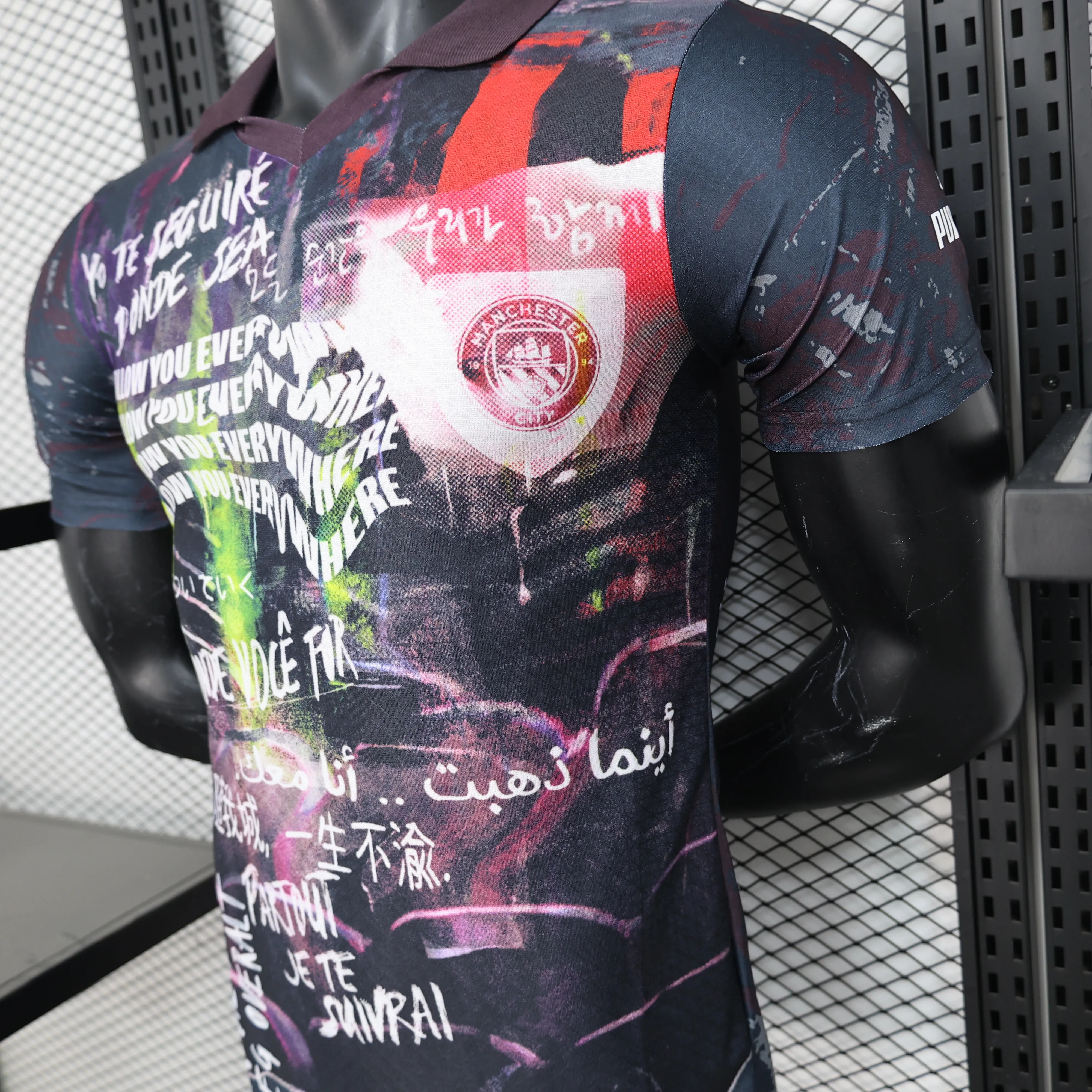 2025/2026 Versão jogador Manchester City Edição especial 01 Camisa de futebol Qualidade tailandesa 1:1 - Image 4