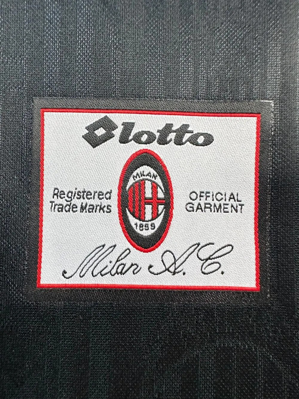 1997/1998 Retro AC Milan Speciale editie Zwart Voetbalshirt 1:1 Thaise kwaliteit - Afbeelding 8