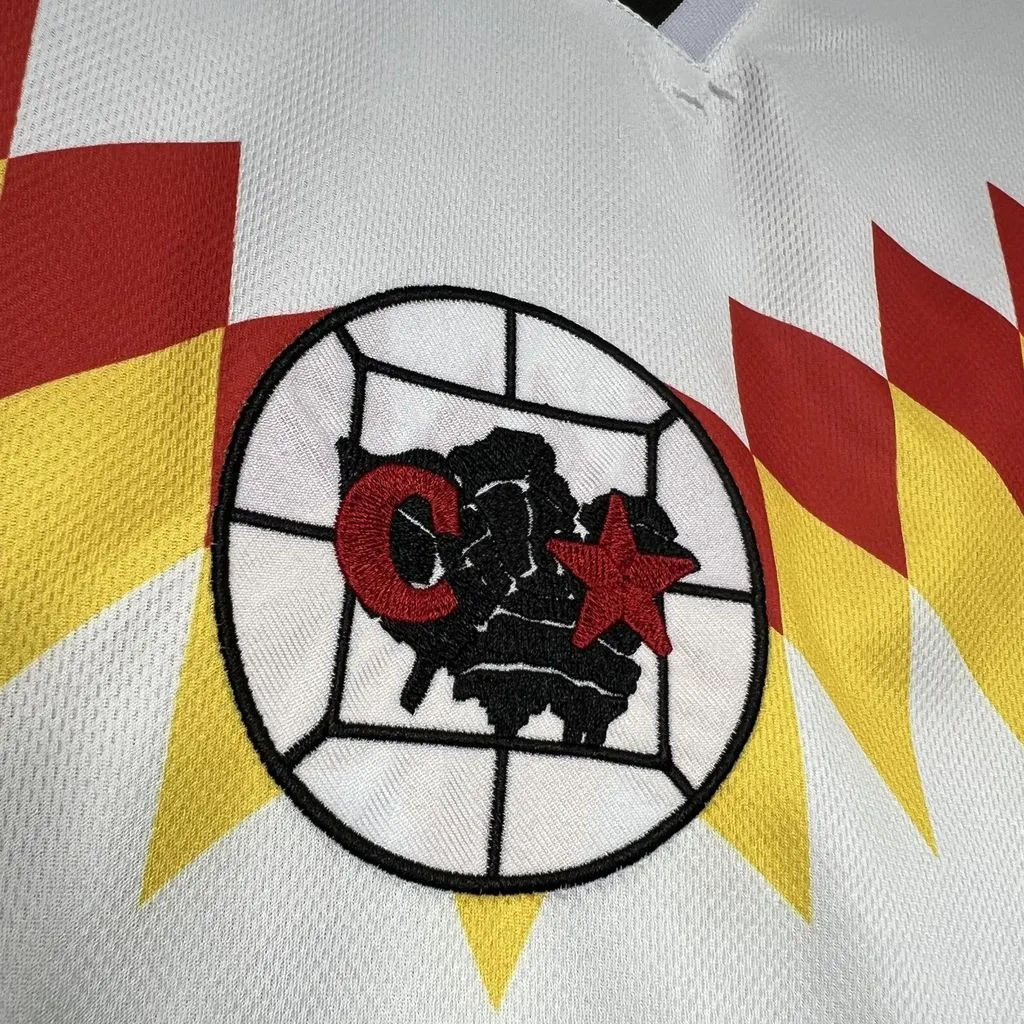 1995 Retro CF América Weiß Corteiz Trikot 1:1 Thai-Qualität – Bild 7