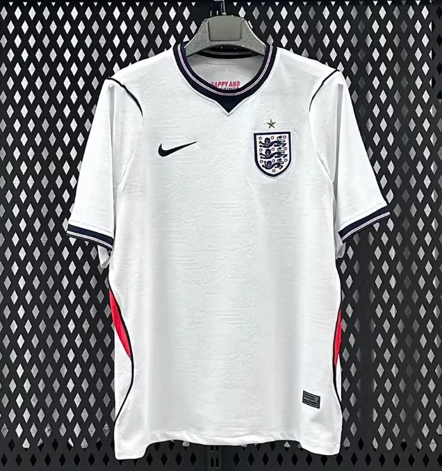 2026-2027 Inglaterra Casa Camisa de futebol Qualidade tailandesa 1:1