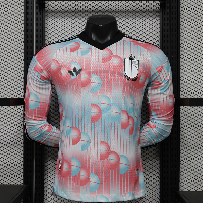2026 Long Sleeve Player Version Belgium National Team Away Football Shirt 1:1 Thai Quality