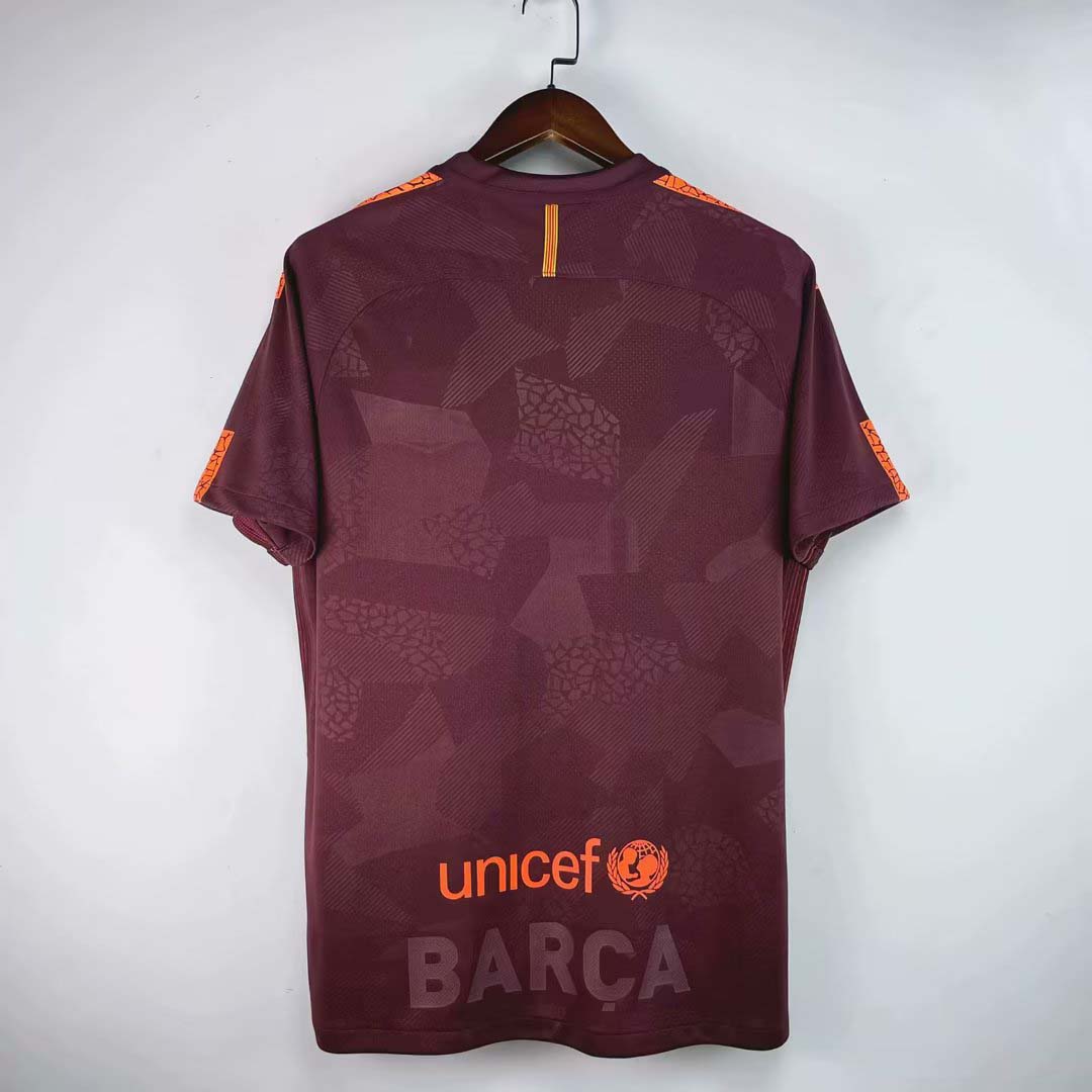2017/2018 Retro Barcelona Trzecia Wyjazdowa Koszulka piłkarska Jakość tajska 1:1 - obrazek 3
