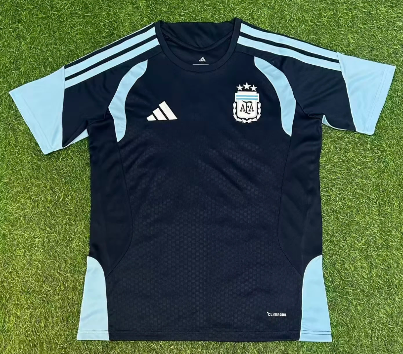 2025/2026 Argentinien Trainingsanzug Blau Fußballtrikot 1:1 Thai-Qualität