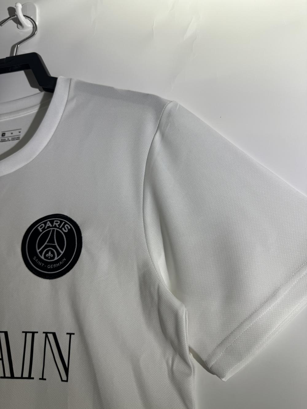 2020 Rétro Psg Paris Saint-Germain Quatrième Entraînement Vêtements Blanc Maillot de football Qualité thaï 1:1 – Image 4