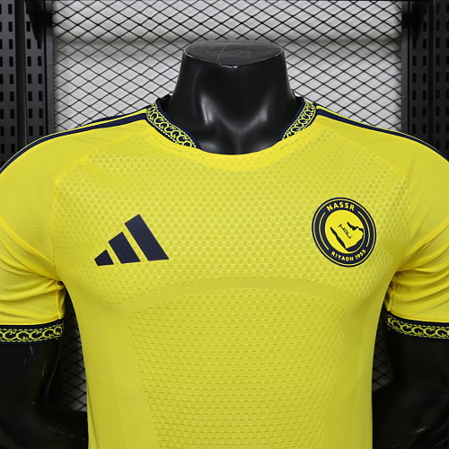 2026/2027 Spelersversie Al-Nassr Thuis Voetbalshirt 1:1 Thaise kwaliteit - Afbeelding 3