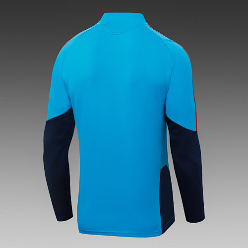 2026/2027 España Chándal media cremallera Azul Camiseta de fútbol Calidad tailandesa 1:1 Conjunto - Imagen 5