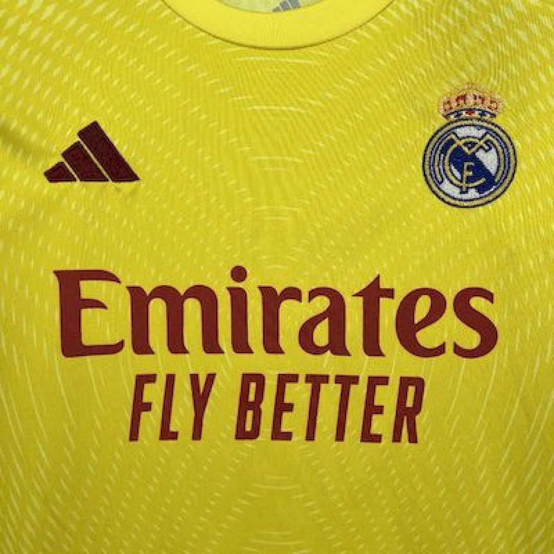 2025/2026 Real Madrid Bramkarz 01 Koszulka piłkarska Jakość tajska 1:1 Rozmiar dziecięcy - obrazek 6